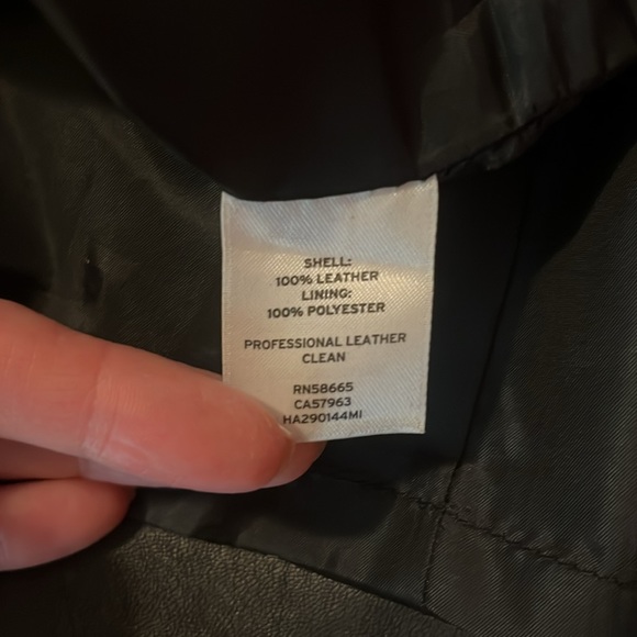 new with tag 3.1 Phillip Lam Black Leather A-line Midi Skirt 🖤 - Picture 12 of 12